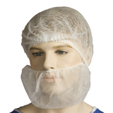 Bastion Polypropylene Beard Cover Double Loop - Carton (1000pcs) Disposable Beard Covers Bastion - Ace Workwear