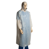 Polyethylene Poncho With Hood - Carton (200pcs) Disposable Ponchos Bastion - Ace Workwear
