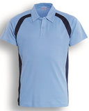 Bocini Team Essential-Ladies Short Sleeve Contrast Panel Polo (CP0929) Polos with Designs, signprice Bocini - Ace Workwear
