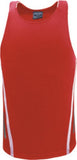 Bocini Unisex Elite Sports Singlet (CT1451) signprice, Singlets With Designs Bocini - Ace Workwear