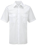 DNC Epaulette Polyester & Cotton Work Shirt Short Sleeve (3213) Industrial Shirts DNC Workwear - Ace Workwear