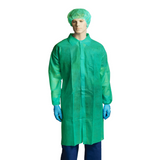 Polypropylene Labcoat No Pocket - Carton (100pcs) Disposable Labcoats Bastion - Ace Workwear