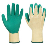 Tradesman Green Latex Garden Glove (Pack of 12 Pairs)