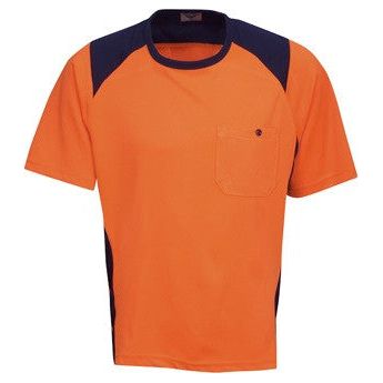 Hi Vis Cool Dry Action T-shirt (T82) Hi Vis Tees & Singlet Blue Whale - Ace Workwear
