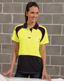 Visitec Hi Vi Ladies Energy Microfibre Polo Short Sleeve (V1003) - Ace Workwear (10478292429)