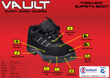 Tornado Vault Safety Steel Cap Boot - Ace Workwear (8554508749)