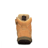 Oliver Wheat Zip Sided Lace Up Steel Cap Safety Boot With Scuff Cap (34-662) (Pre Order)