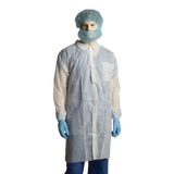 Polypropylene Labcoat No Pocket - Carton (100pcs) Disposable Labcoats Bastion - Ace Workwear