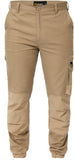 Workcraft Stretched Cargo Pants With Elasticised Hem (WP4018)